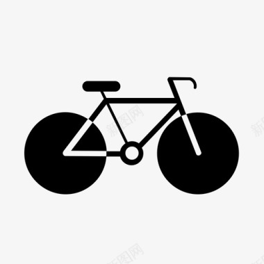 运动自行车自行车轮子图标图标