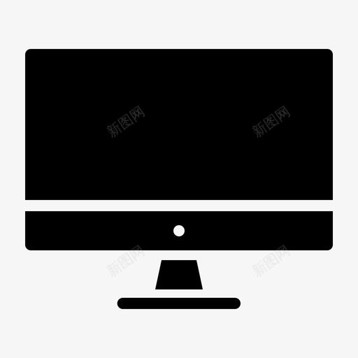 imac计算机桌面图标svg_新图网 https://ixintu.com imac 学校和学习字形 教育 显示器 桌面 计算机 设备