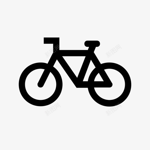 自行车通勤踏板图标svg_新图网 https://ixintu.com 交通工具 启动图标 自行车 踏板 通勤