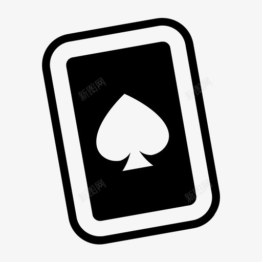 王牌赌场游戏图标svg_新图网 https://ixintu.com 扑克 游戏 王牌 纸牌赌场 赌场