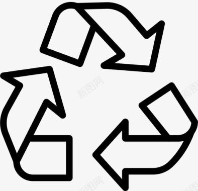 回收生态工业图标图标