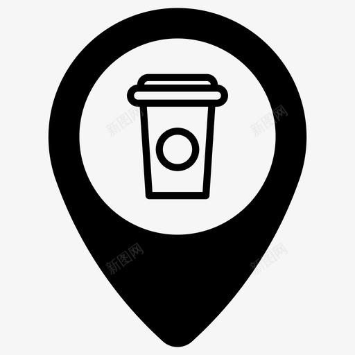 咖啡厅咖啡厅别针茶室图标svg_新图网 https://ixintu.com 位置 咖啡厅 咖啡厅别针 茶室