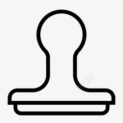 教育印章橡皮图章批准办公室图标高清图片