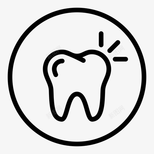 牙齿治疗牙医图标svg_新图网 https://ixintu.com 口腔科 治疗 牙医 牙痛 牙科 牙齿
