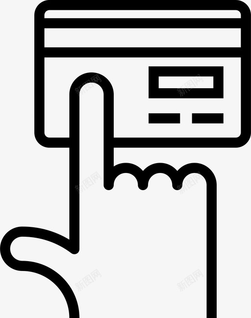 信用卡支付商业信用图标svg_新图网 https://ixintu.com 信用 信用卡支付 商业 手工 购物和零售02