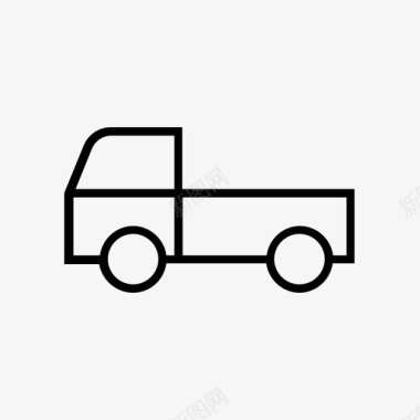 运输车辆皮卡运输卡车图标图标