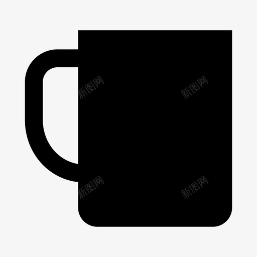 杯子咖啡杯茶杯图标svg_新图网 https://ixintu.com 厨房和食物 咖啡杯 杯子 茶杯