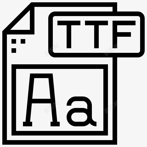 文件类型文档图标svg_新图网 https://ixintu.com ttf 文件类型 文档 设计