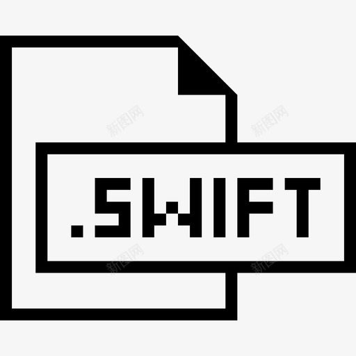 swift文件扩展名格式图标svg_新图网 https://ixintu.com swift文件 扩展名 文件格式和扩展名 格式