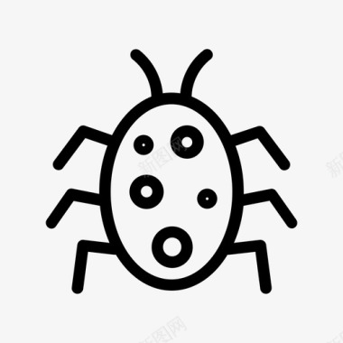 虫动物蟑螂图标图标