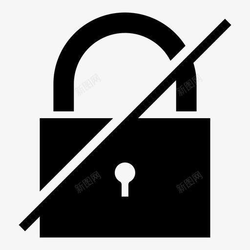 锁房子没锁图标svg_新图网 https://ixintu.com 房子 没用锁 没锁 锁