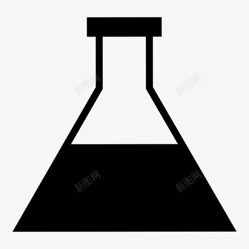 锥形烧瓶化学实验室图标svg_新图网 https://ixintu.com 化学 实验室 液体 锥形烧瓶