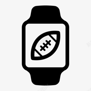美式足球苹果手表游戏图标图标