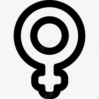 女性标志轮廓标志通用接口图标图标