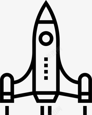 创业发射火箭图标图标