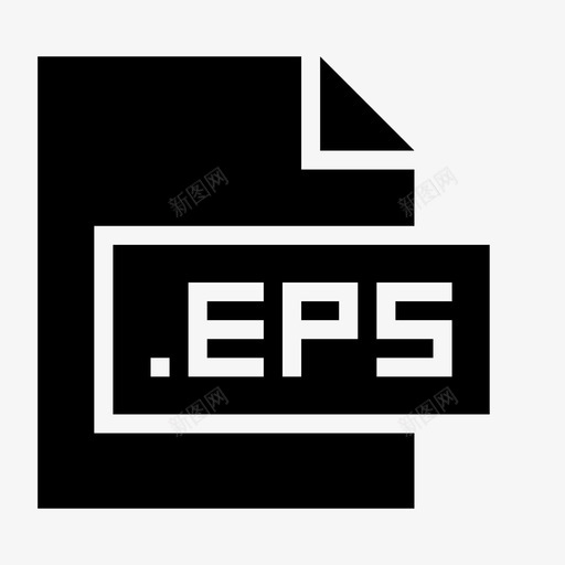 eps扩展名文件图标svg_新图网 https://ixintu.com eps 扩展名 文件 文件格式和扩展名glyph 格式