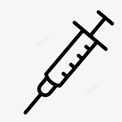 注射器成瘾毒品图标svg_新图网 https://ixintu.com 成瘾 毒品 注射 注射器