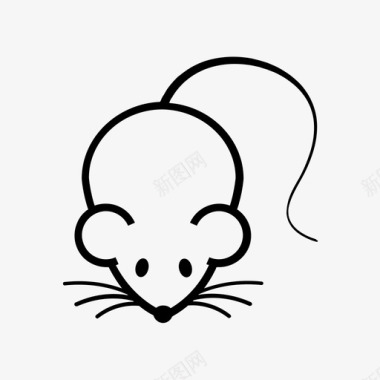 老鼠动物啮齿动物图标图标