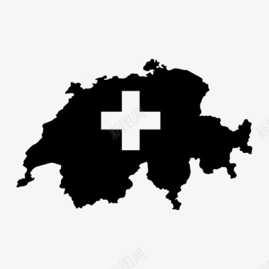 瑞士国旗国家欧洲图标图标