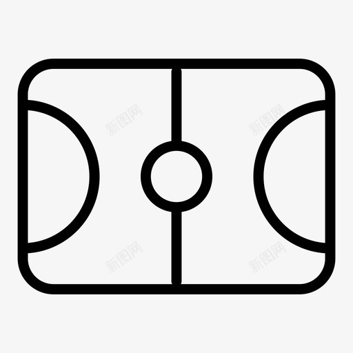 篮球场场地nba图标svg_新图网 https://ixintu.com nba 体育场 场地 篮球场 运动健身大纲