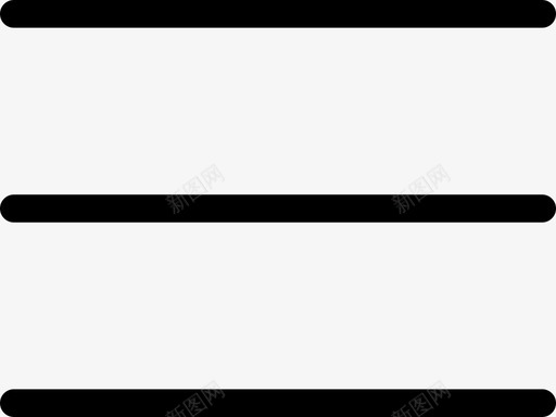 汉堡图标行svg_新图网 https://ixintu.com 图标 手机 汉堡 网站 网站行图标 行