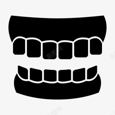 牙齿牙医口腔图标图标