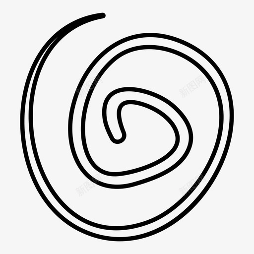 螺旋形形图标svg_新图网 https://ixintu.com 回路 图形 工具 螺旋形 设计