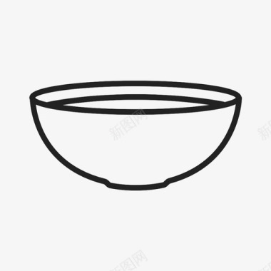 碗炊具厨房图标图标