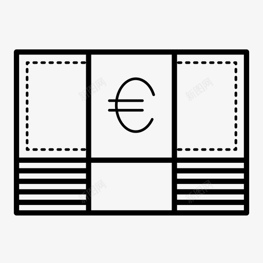欧元堆栈欧元货币图标svg_新图网 https://ixintu.com 欧元 欧元堆栈 货币 货币堆栈 金融