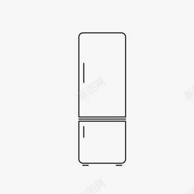 冰箱食品储藏室厨房图标图标