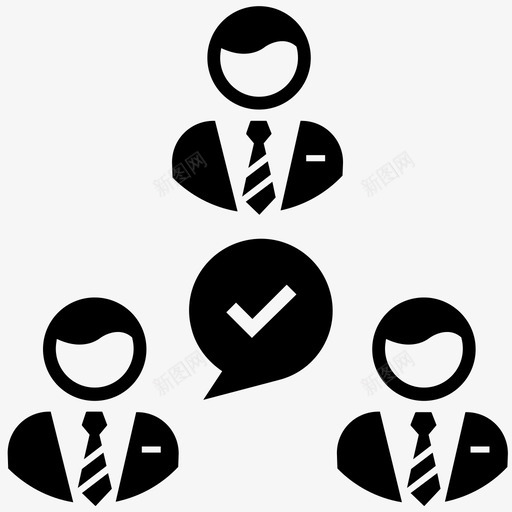 已验证业务组图标svg_新图网 https://ixintu.com 业务 业务组 团队 已验证 用户 组