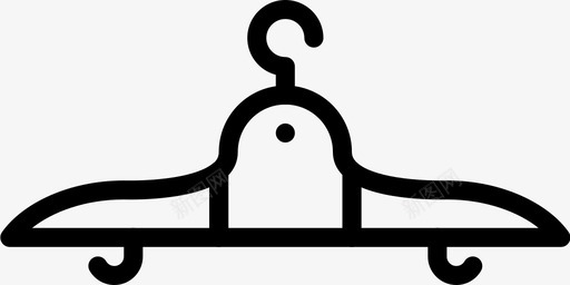 衣架配件时尚图标svg_新图网 https://ixintu.com 女装 时尚 时尚女装 衣架 配件