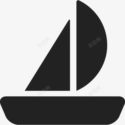 船海洋运输图标svg_新图网 https://ixintu.com 海洋 用户界面 船 运输