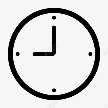 时钟圆圈时间图标图标