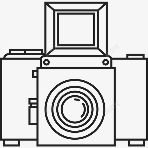 反光镜照相机镜头图标svg_新图网 https://ixintu.com 反光镜 照片 照相机 镜头