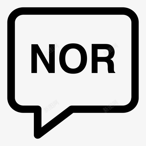 挪威语气泡语言图标svg_新图网 https://ixintu.com 挪威语 气泡 语言 语言代码3个字母笔划