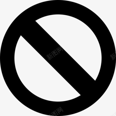 禁止标志管理用户界面图标图标