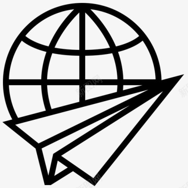 服务业务全球图标图标
