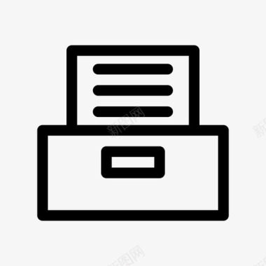 文件柜档案盒子图标图标