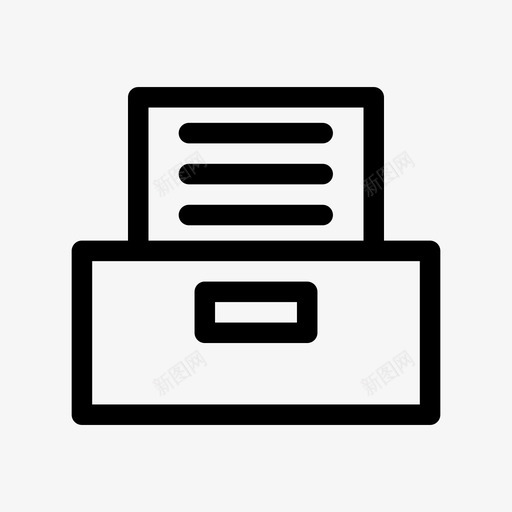 文件柜档案盒子图标svg_新图网 https://ixintu.com 数据 文件柜 档案 盒子