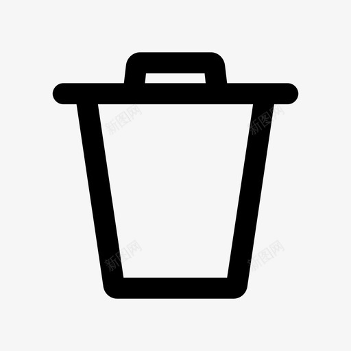 垃圾桶删除移除图标svg_新图网 https://ixintu.com 删除 垃圾桶 移除