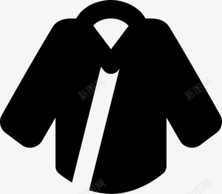 衬衫衣服时尚图标图标