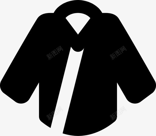 衬衫衣服时尚图标svg_新图网 https://ixintu.com smashicons男装mdsolid 时尚 男士 衣服 衬衫