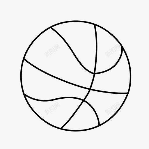 篮球打球运动图标svg_新图网 https://ixintu.com 打球 球 篮球 运动