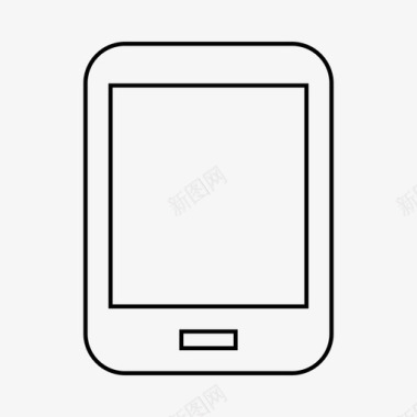 android平板电脑android设备材料线图标图标