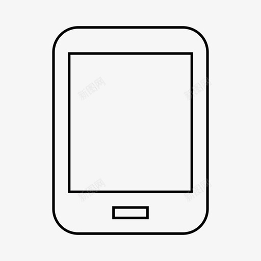 android平板电脑android设备材料线图标svg_新图网 https://ixintu.com android平板电脑 android设备 材料线