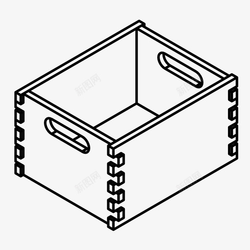 玩具盒档案文件图标svg_新图网 https://ixintu.com 仓库 文件 档案 玩具 玩具盒 盒子 订单