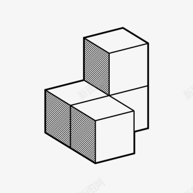 soma立方体块构造形式图标图标