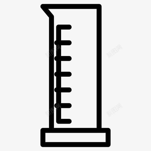 量筒医学科学家图标svg_新图网 https://ixintu.com 医学 科学家 量筒