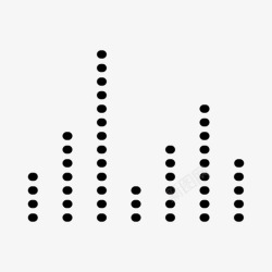 音频条音效条音频均衡器图标高清图片